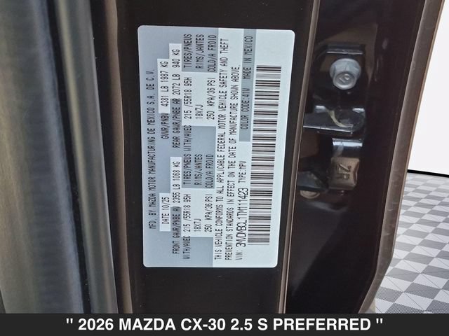 Certified 2026 MAZDA CX-30 AWD 2.5 S image 37