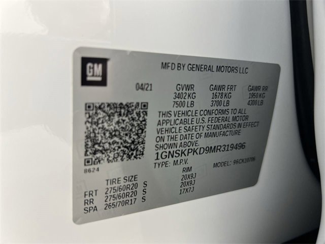 Certified 2021 Chevrolet Tahoe Z71 w/ Luxury Package image 34