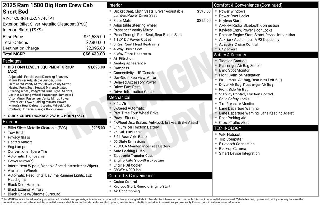 New 2025 RAM 1500 Big Horn image 7