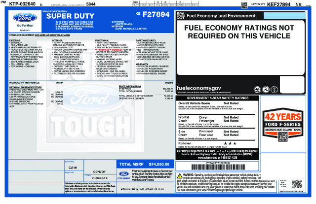 Certified 2019 Ford F250 Platinum AWD/4WD image 9