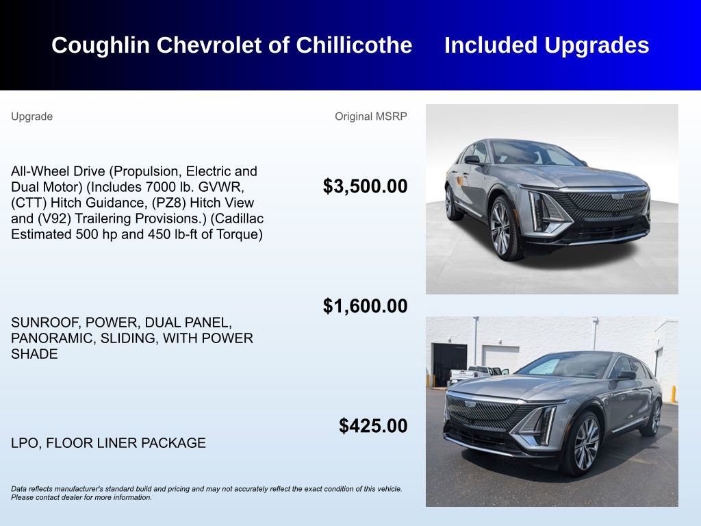 Used 2025 Cadillac Lyriq Luxury w/ LPO, Floor Liner Package image 3