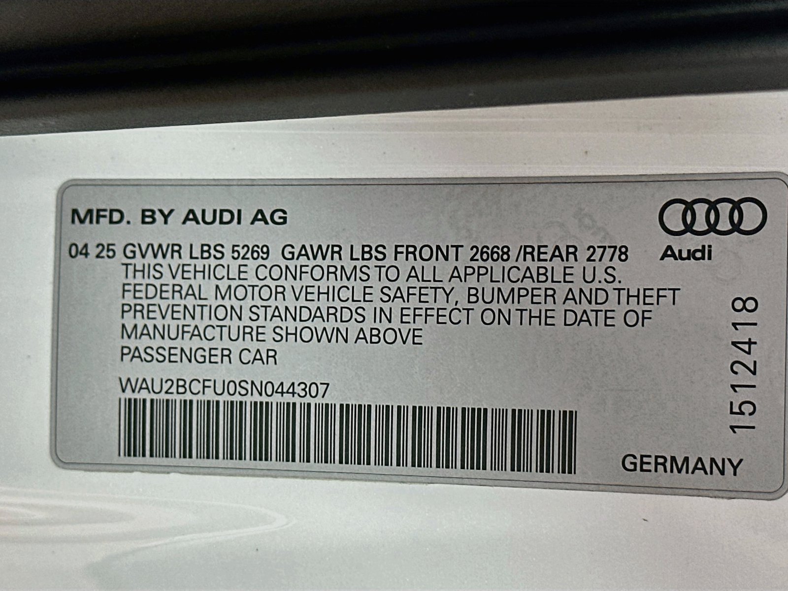 Certified 2025 Audi A5 Premium Plus w/ Premium Plus AWD/4WD image 50