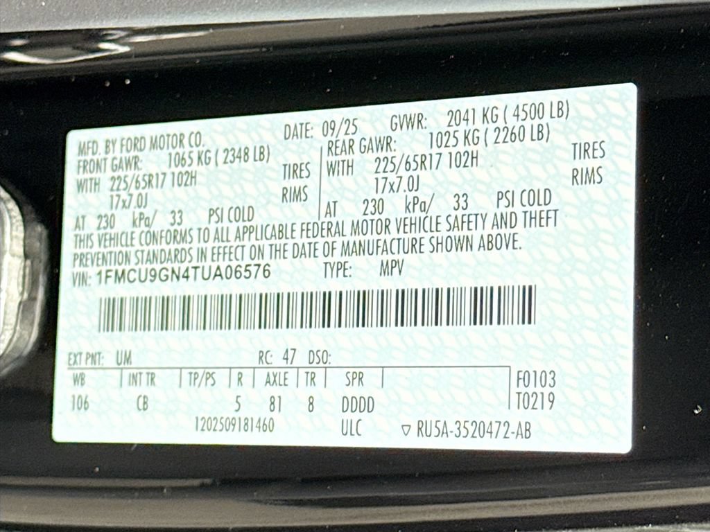 New 2026 Ford Escape Active w/ Tech Pack #1 AWD/4WD image 36