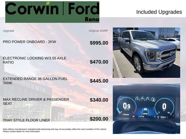 Used 2022 Ford F150 Limited AWD/4WD image 3