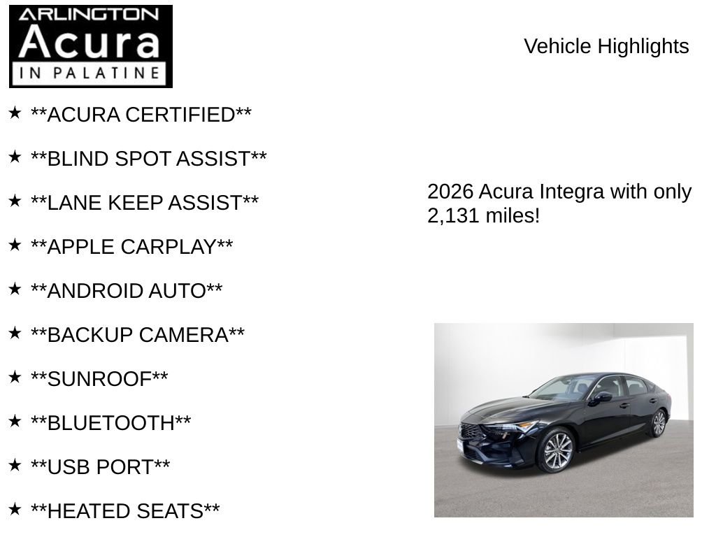 Certified 2026 Acura Integra image 7