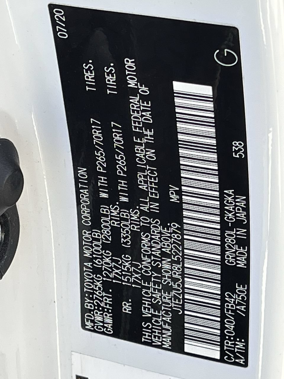Used 2020 Toyota 4Runner SR5 RWD image 28