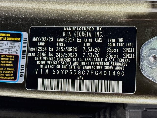 Certified 2023 Kia Telluride S w/ S Sunroof Package AWD/4WD image 32
