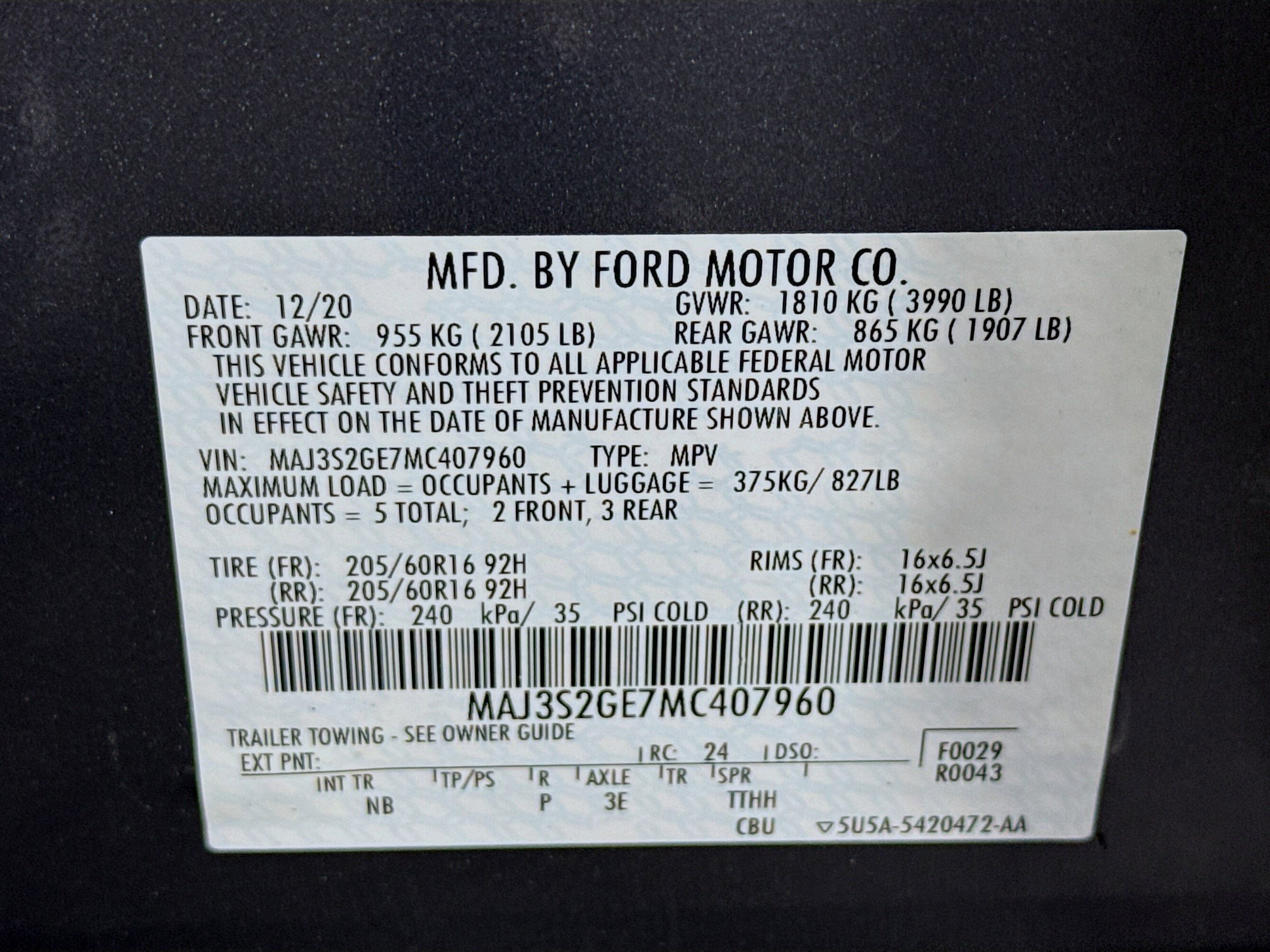 Used 2021 Ford EcoSport SE image 40