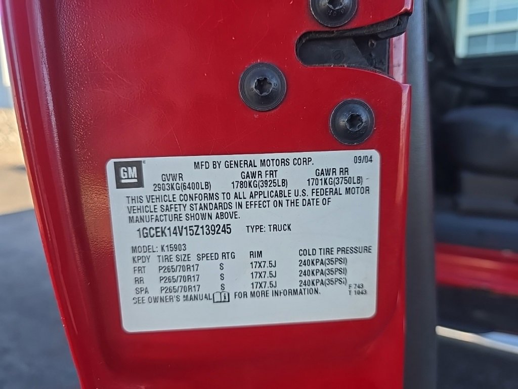 Used 2005 Chevrolet Silverado 1500 W/T image 15