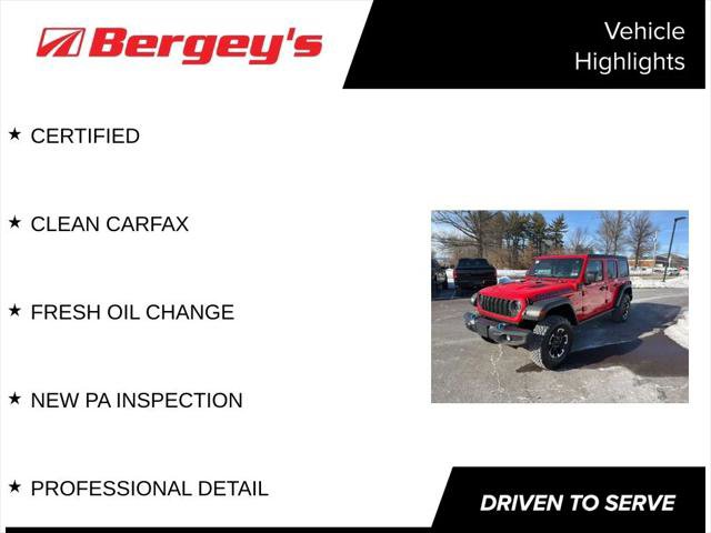 Certified 2025 Jeep Wrangler Unlimited Rubicon 4xe w/ Convenience Group image 5