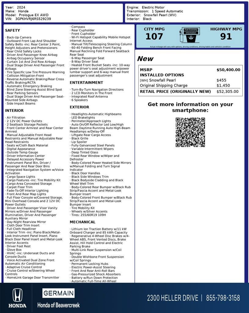 Used 2024 Honda Prologue EX image 34