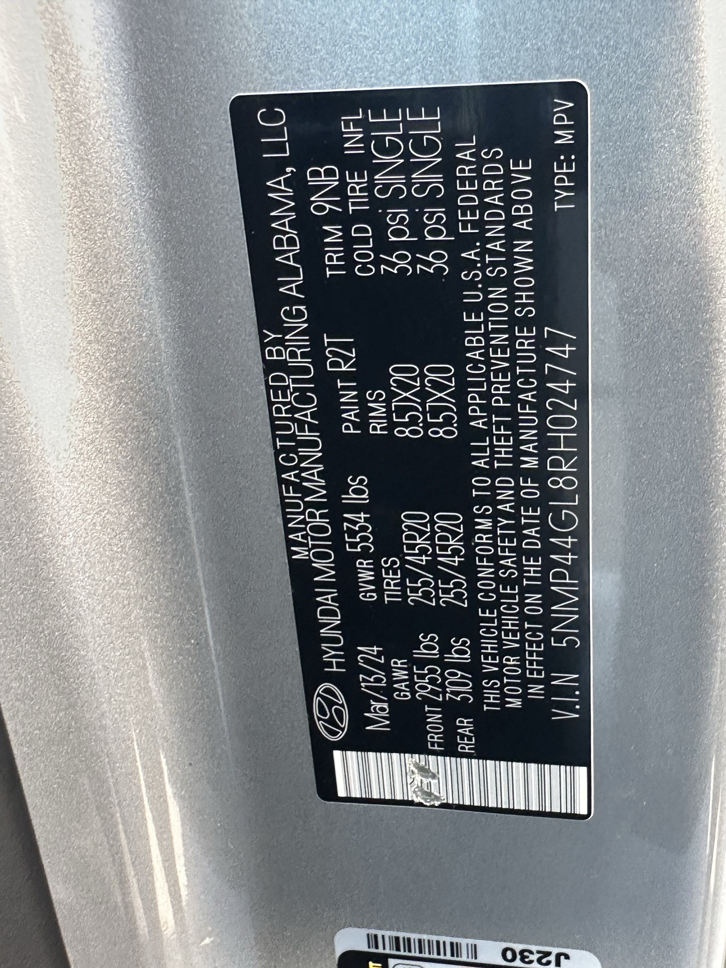 Used 2024 Hyundai Santa Fe Limited FWD image 34