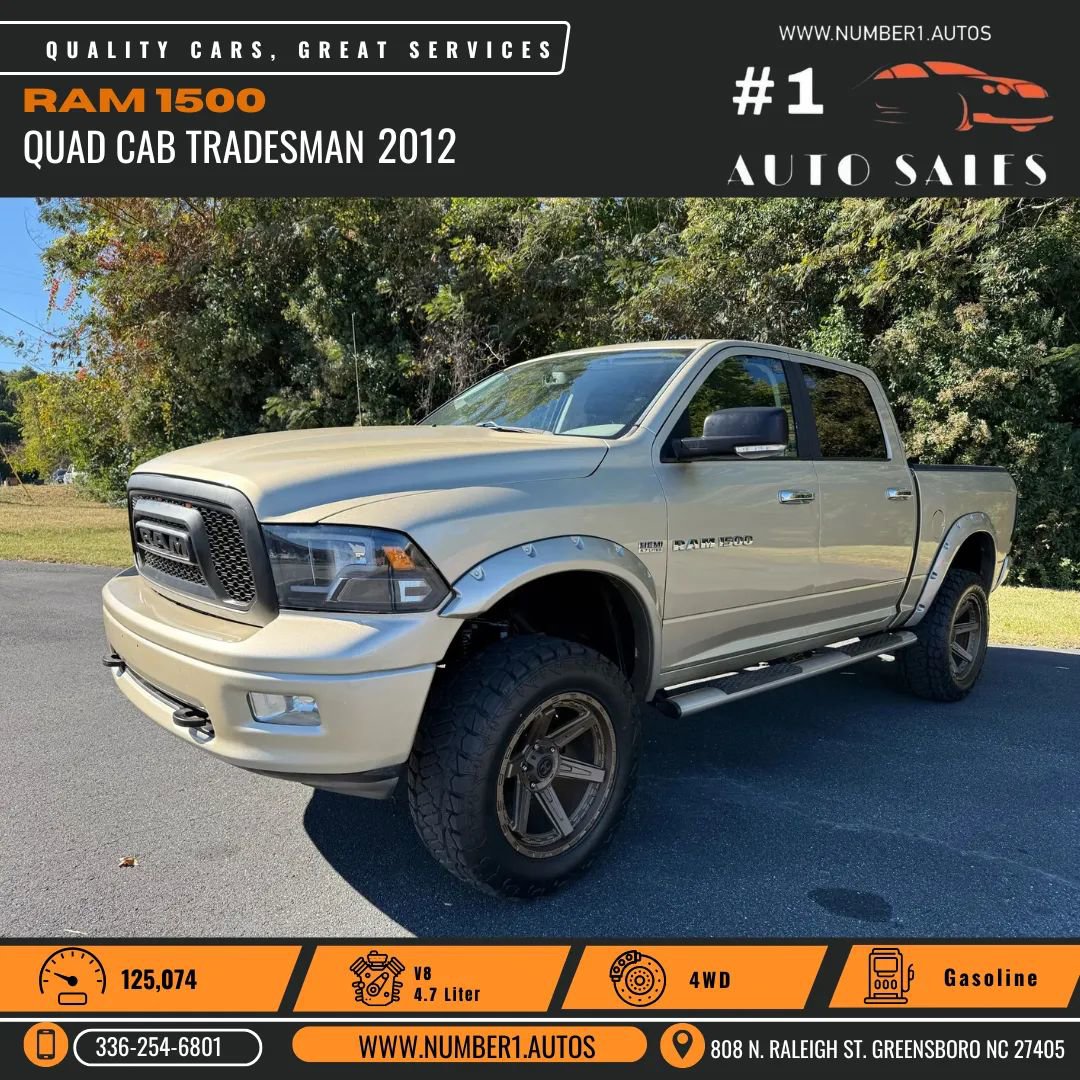 Used 2012 RAM 1500 Tradesman w/ ST Popular Equipment Group