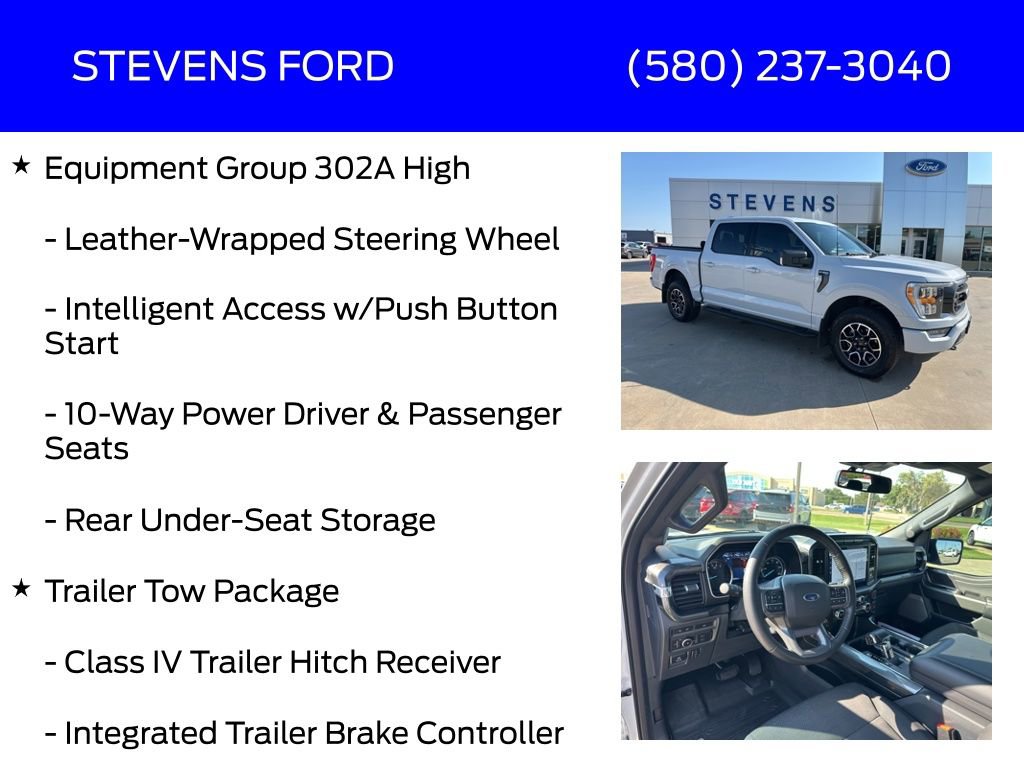 Used 2022 Ford F150 XLT w/ Equipment Group 302A High image 18