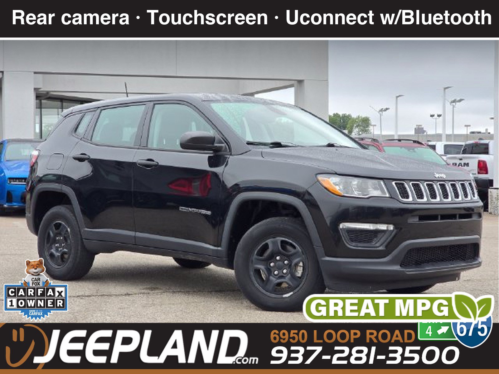 Used 2021 Jeep Compass Sport AWD/4WD image 1