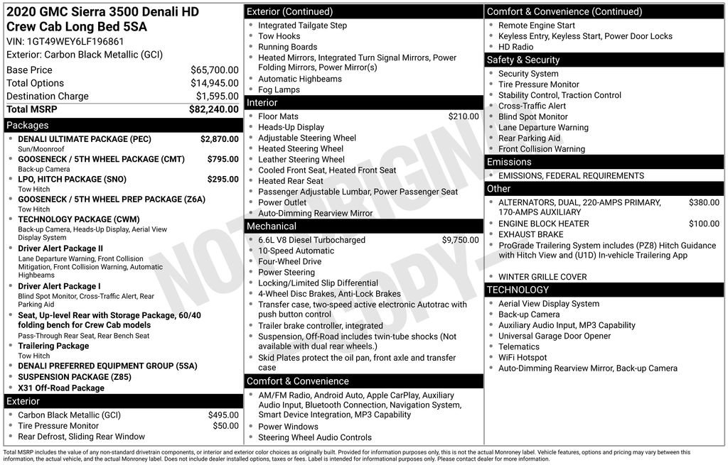 Used 2020 GMC Sierra 3500 Denali w/ Denali Ultimate Package video 2