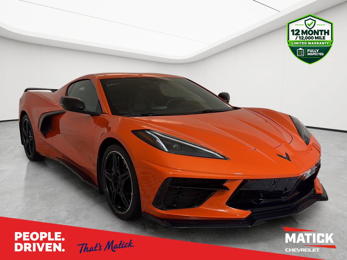 Certified 2020 Chevrolet Corvette Stingray Preferred Cpe w/ 2LT Preferred Equipment Group