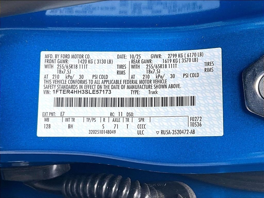 Used 2025 Ford Ranger XLT w/ Equipment Group 301A High AWD/4WD image 27