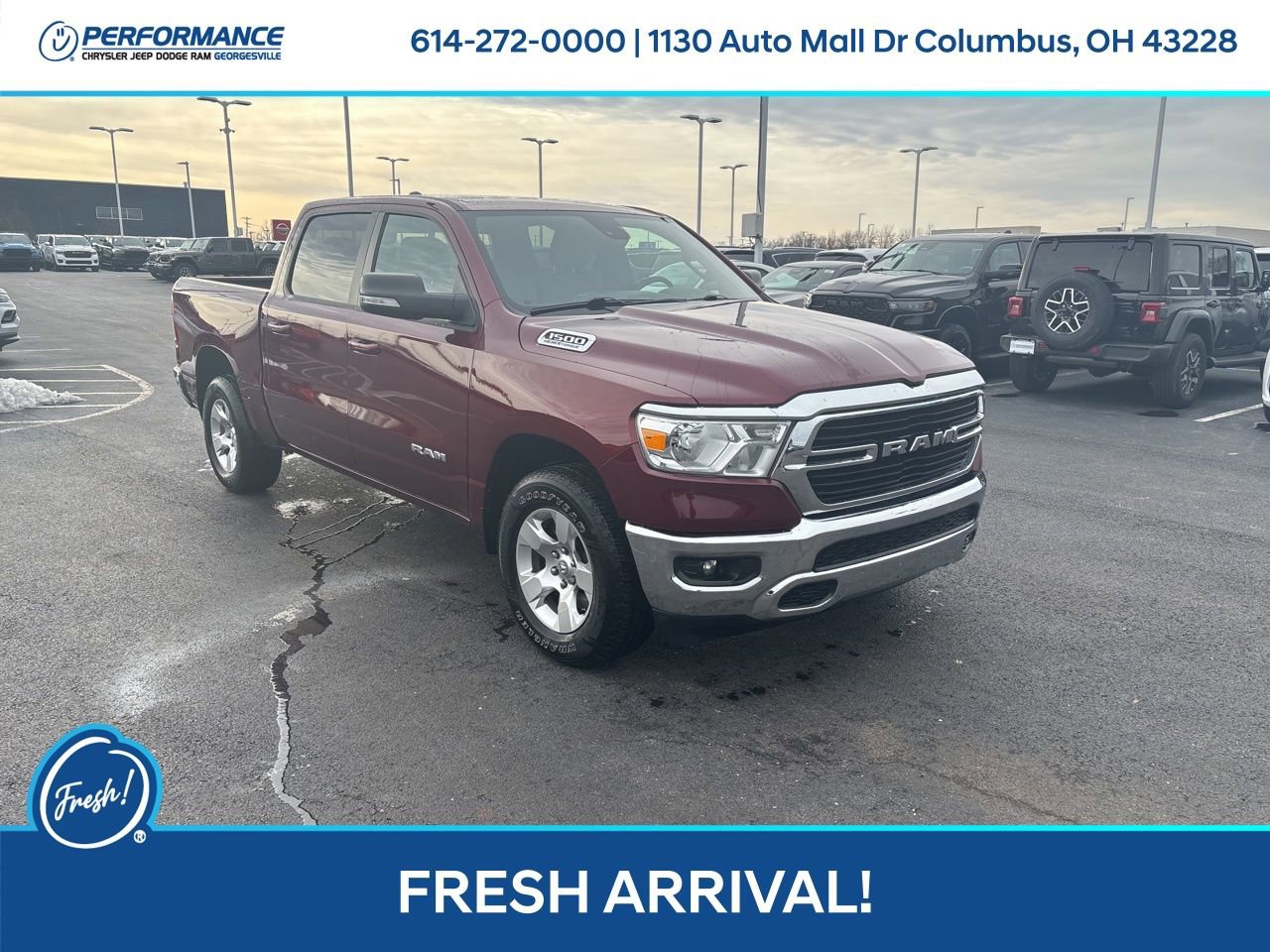 Used 2021 RAM 1500 Big Horn w/ Trailer Tow Group image 1