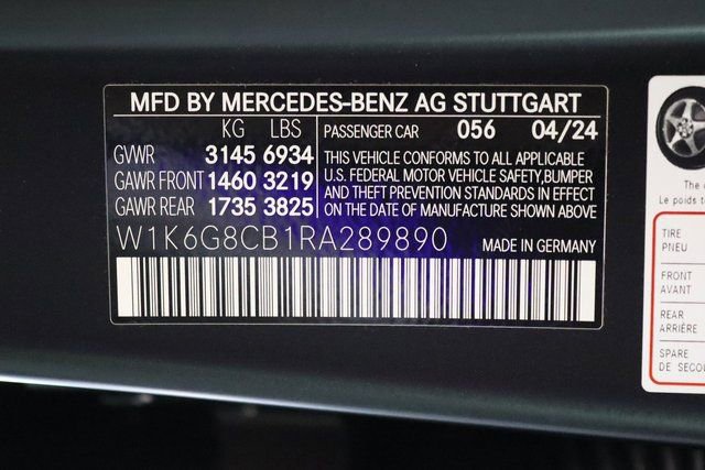Used 2024 Mercedes-Benz S 63 AMG S w/ Carbon Fiber Exterior Package image 36