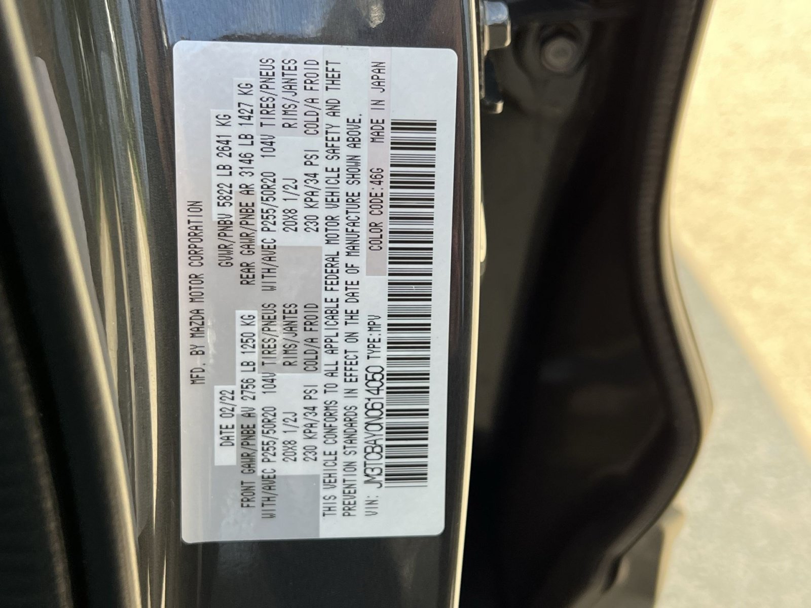 Used 2022 MAZDA CX-9 Touring Plus AWD/4WD image 36