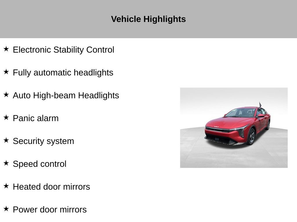 Certified 2025 Kia K4 FWD image 37