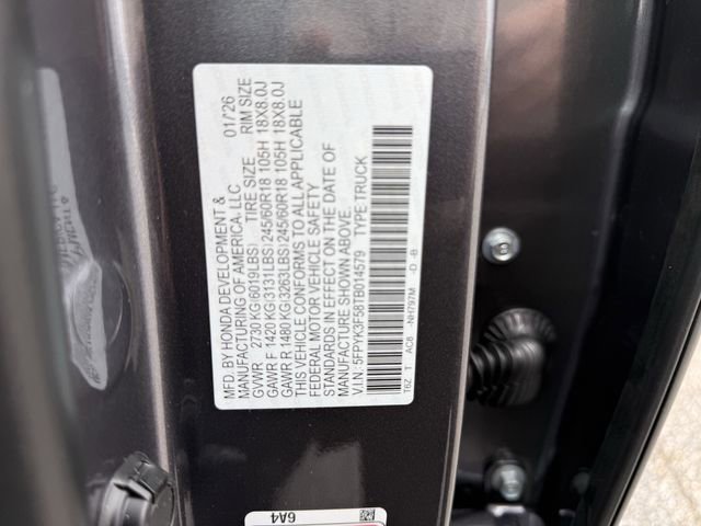 New 2026 Honda Ridgeline RTL image 40