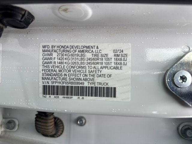 Used 2024 Honda Ridgeline TrailSport image 16