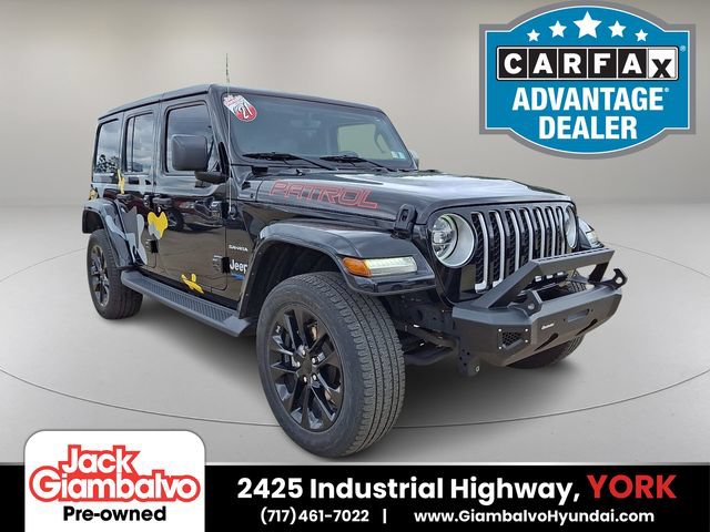 Used 2021 Jeep Wrangler Unlimited Sahara w/ Cold Weather Group AWD/4WD image 1