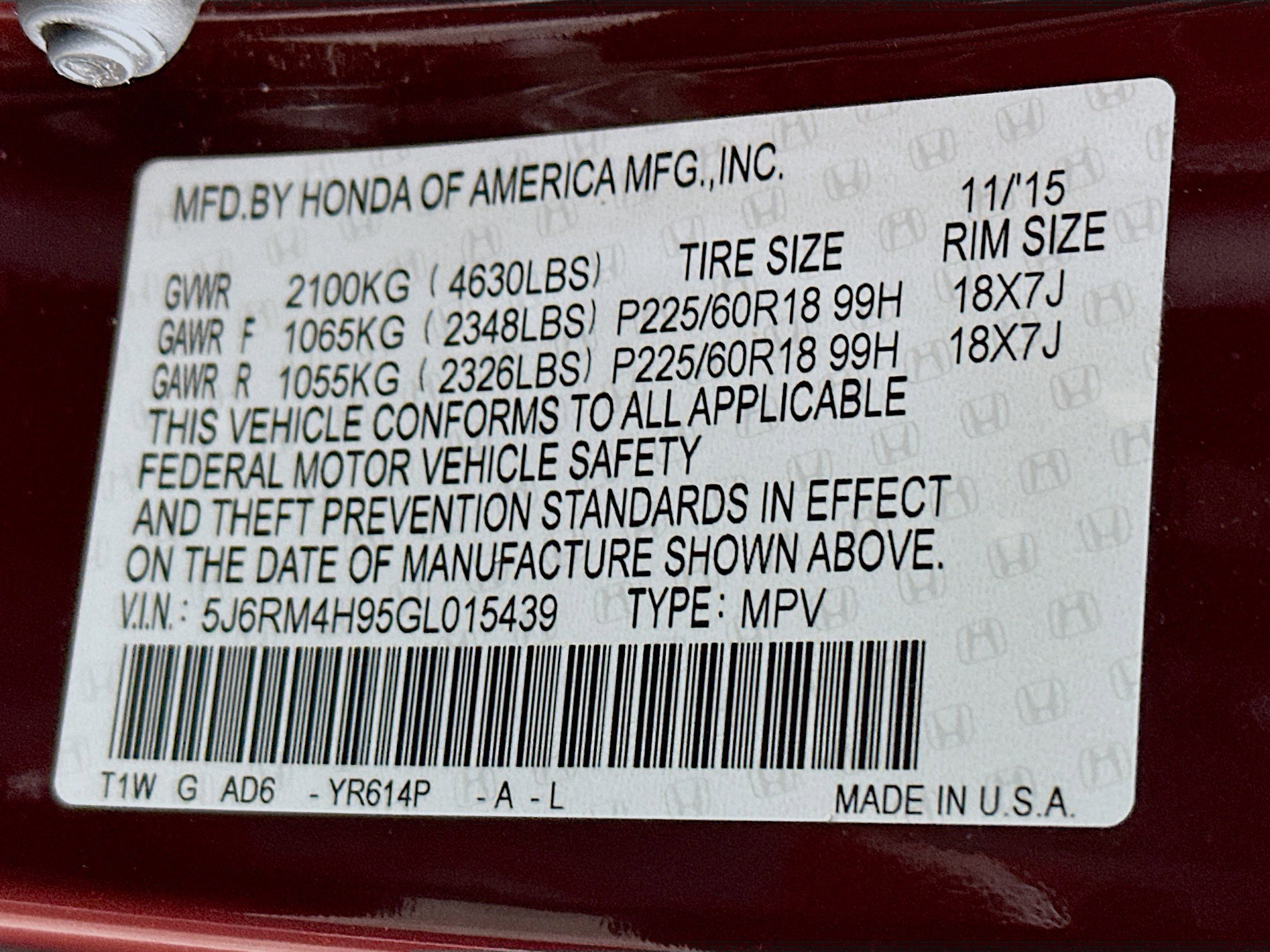 Used 2016 Honda CR-V Touring image 12