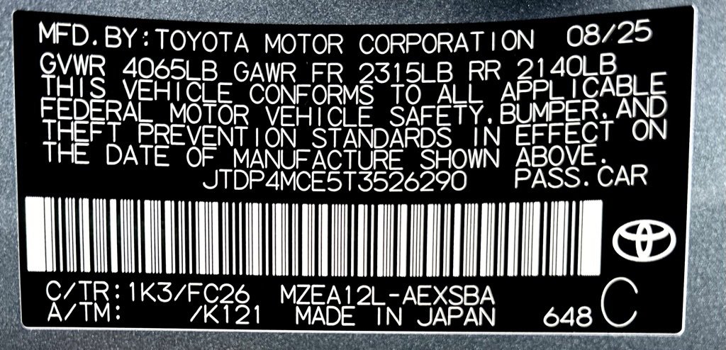 New 2026 Toyota Corolla SE image 24