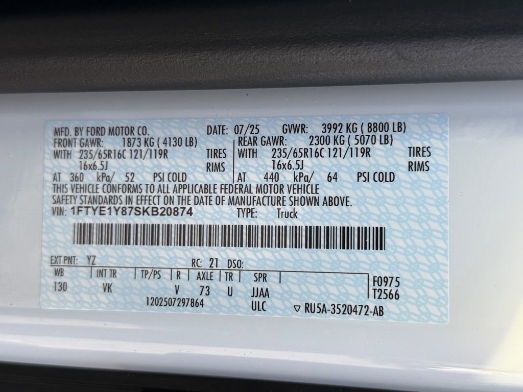 New 2025 Ford Transit 150 Low Roof image 30