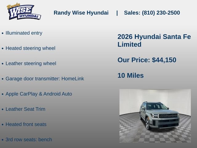 New 2026 Hyundai Santa Fe Limited AWD/4WD image 15