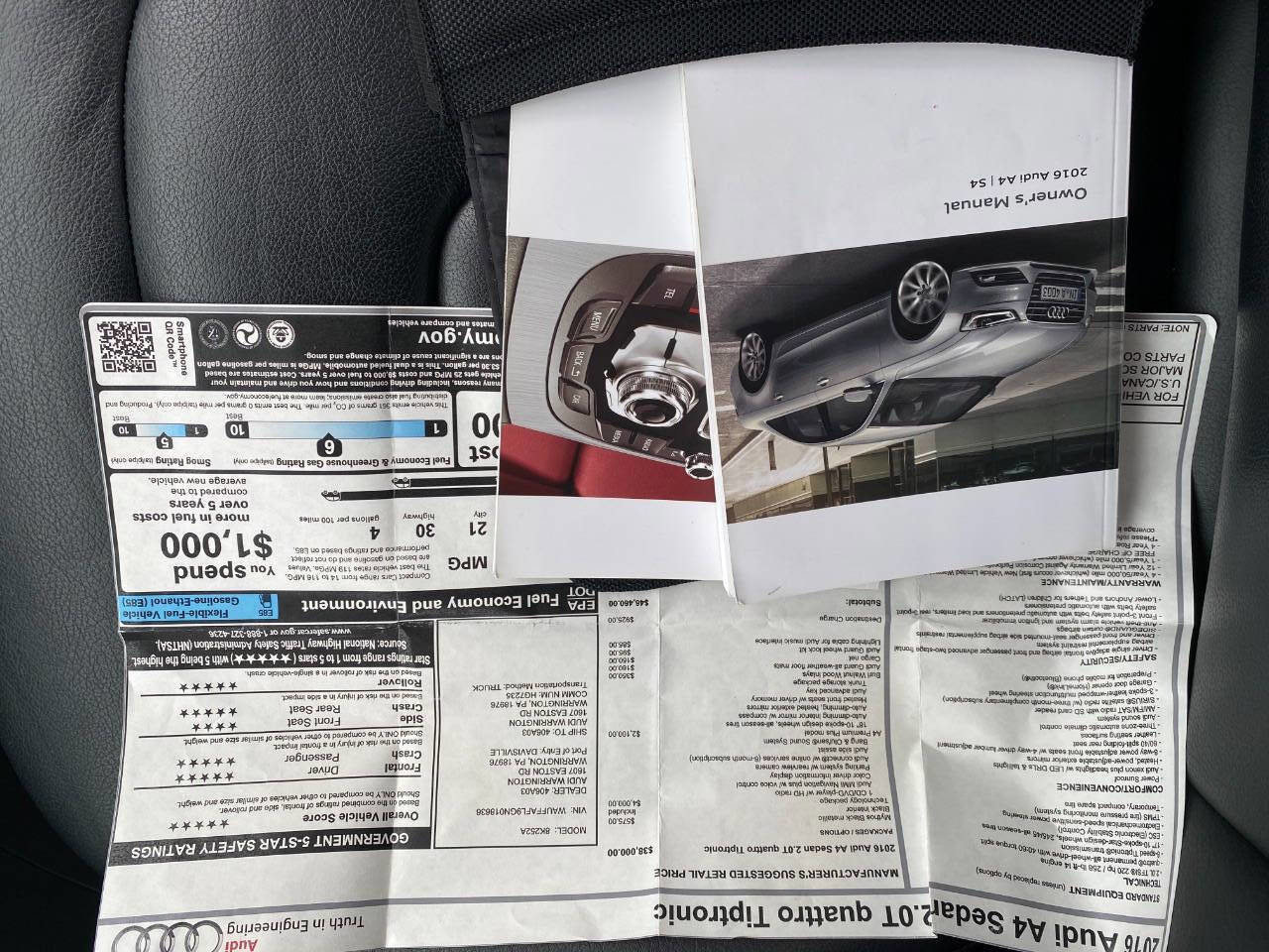 Used 2016 Audi A4 2.0T Premium Plus w/ Technology Package image 32