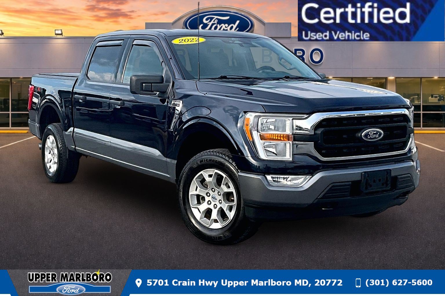 Certified 2022 Ford F150 XLT w/ Equipment Group 301A Mid