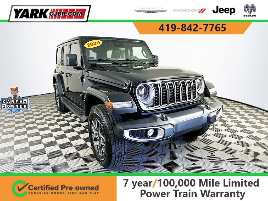 Certified 2024 Jeep Wrangler Sahara w/ Technology Group