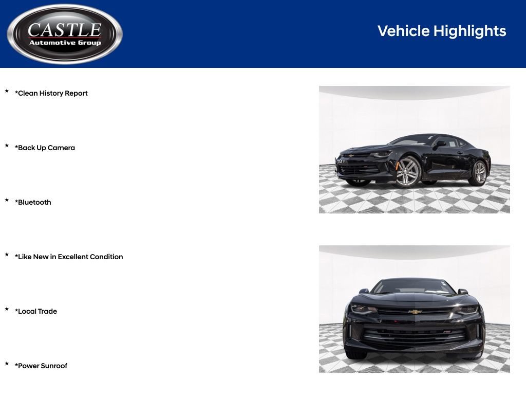 Used 2018 Chevrolet Camaro LT w/ RS Package RWD image 4