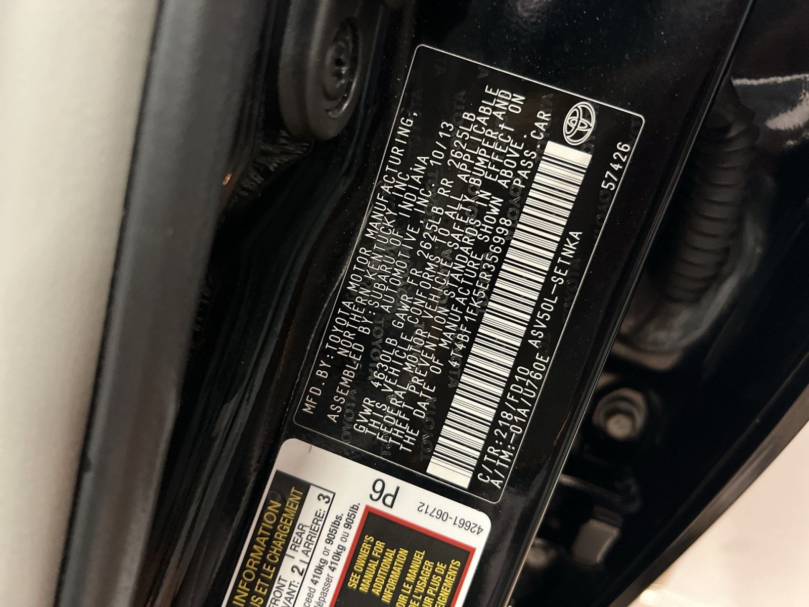 Used 2014 Toyota Camry LE w/ Moonroof Package FWD image 24