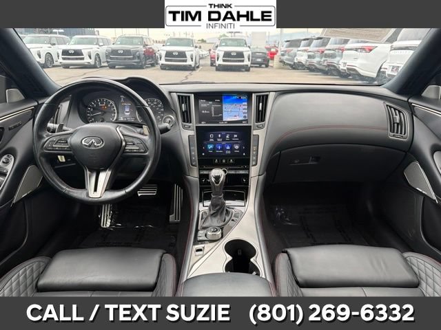 Used 2019 INFINITI Q50 Red Sport 400 w/ Sensory Package AWD/4WD image 2