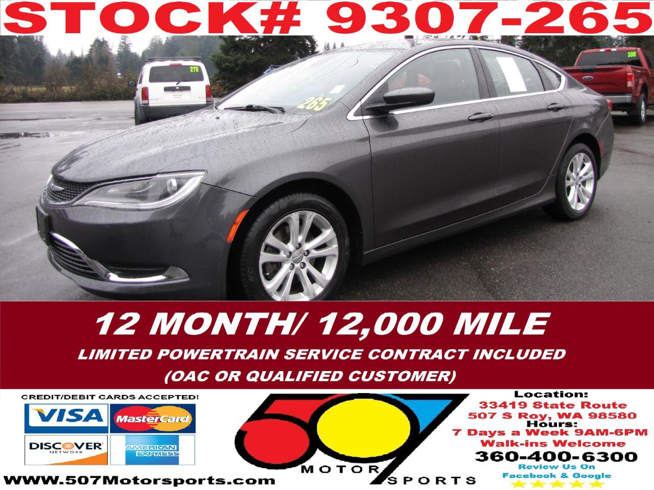 Used 2016 Chrysler 200 Limited image 2