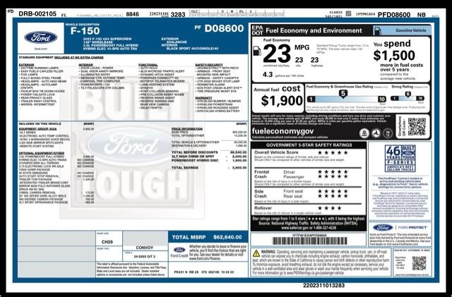 Used 2023 Ford F150 XLT w/ Equipment Group 302A High AWD/4WD image 33
