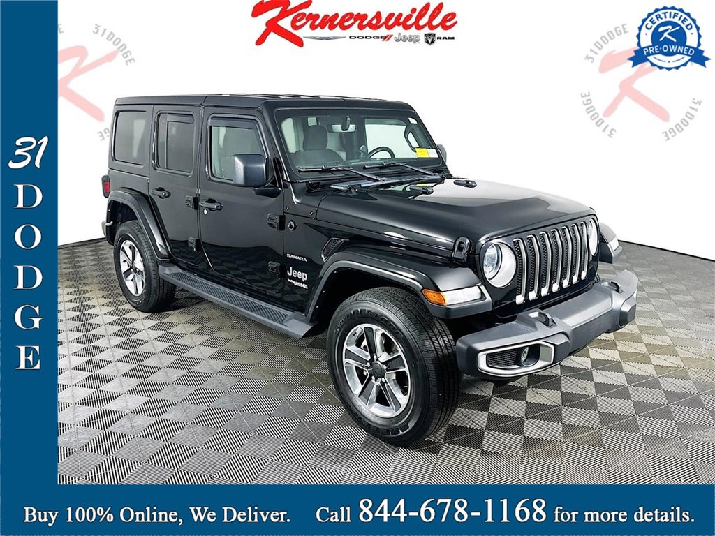 Used 2022 Jeep Wrangler Unlimited Sahara w/ Cold Weather Group image 1