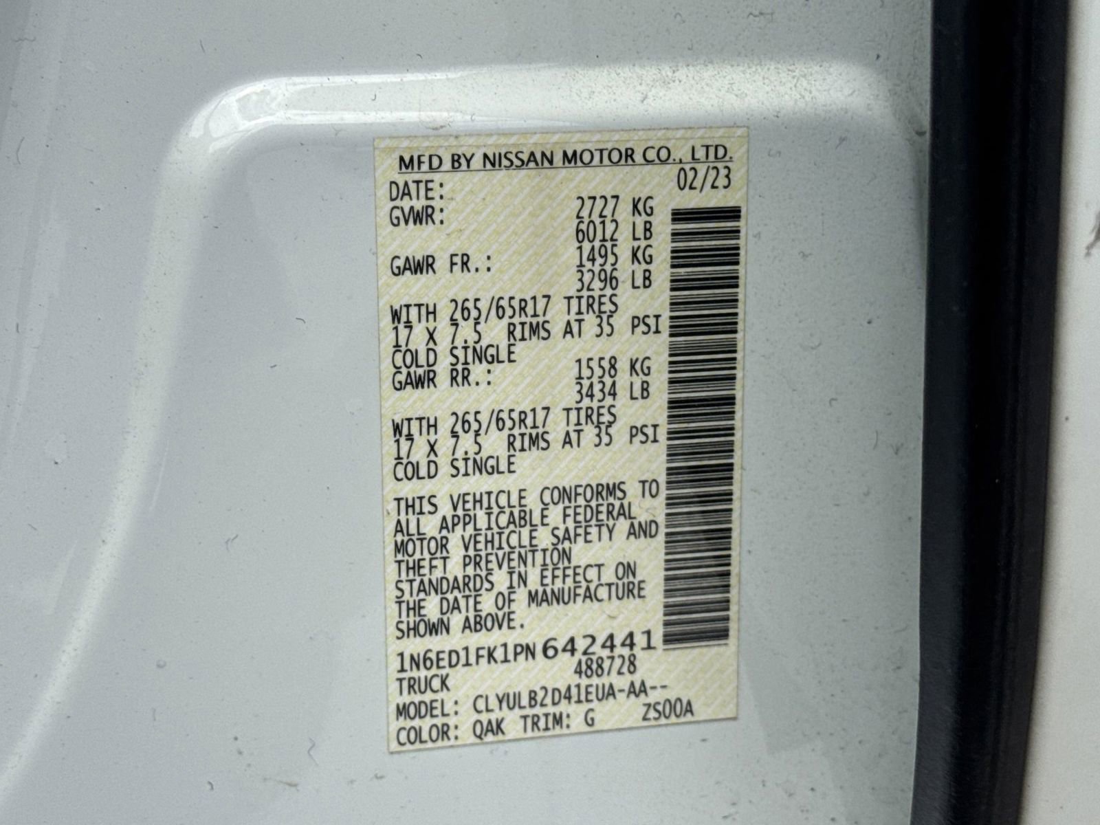 Used 2023 Nissan Frontier SV w/ Technology Package image 30