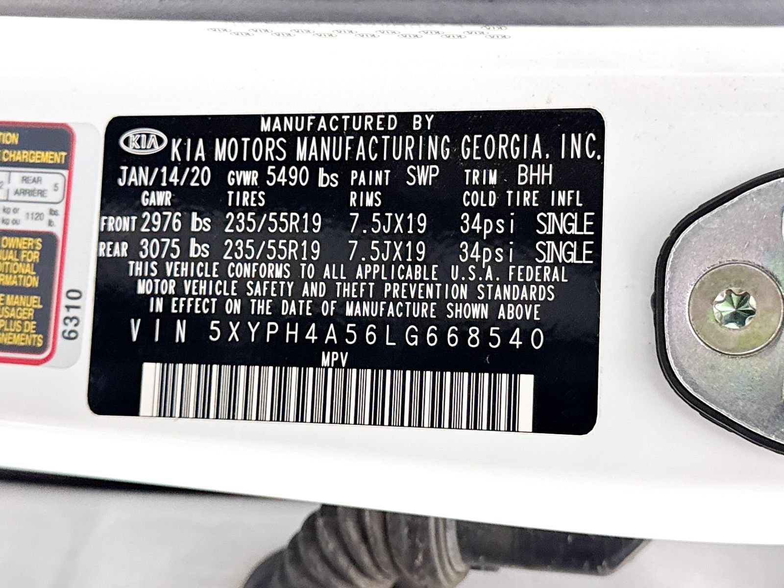 Used 2020 Kia Sorento EX FWD image 35