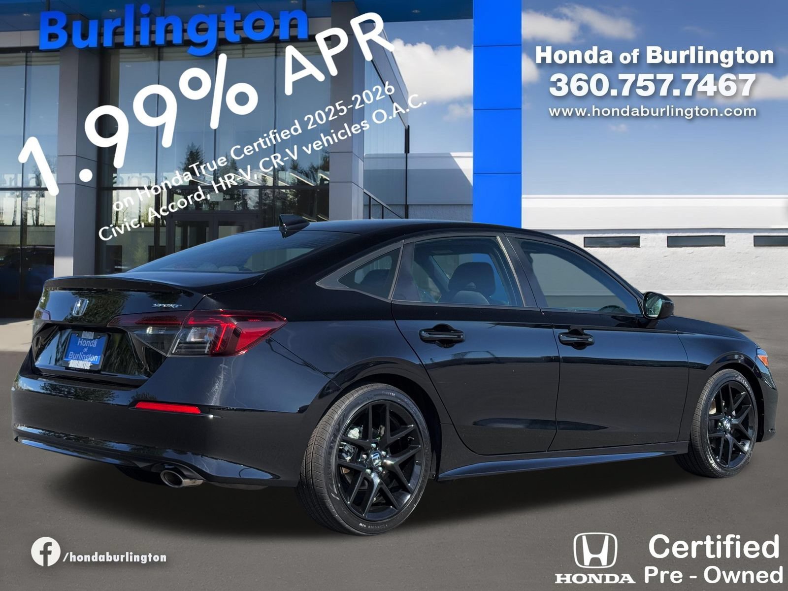 Certified 2025 Honda Civic Sport image 7