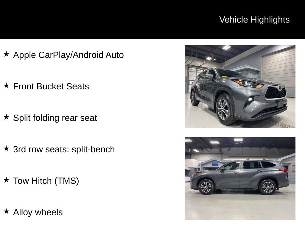 Used 2023 Toyota Highlander XLE AWD/4WD image 3