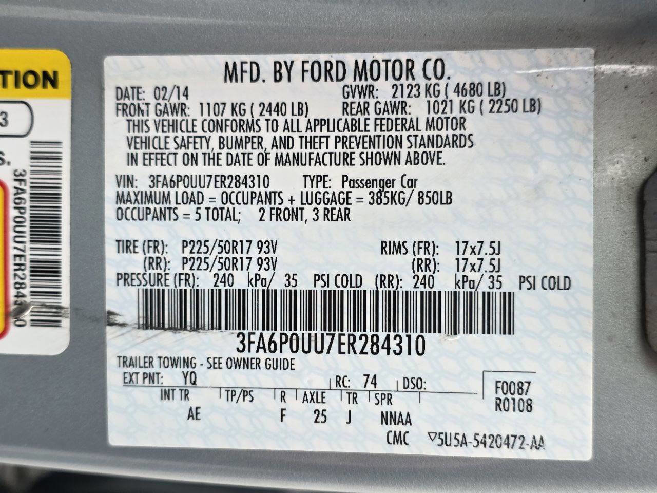Used 2014 Ford Fusion S image 46