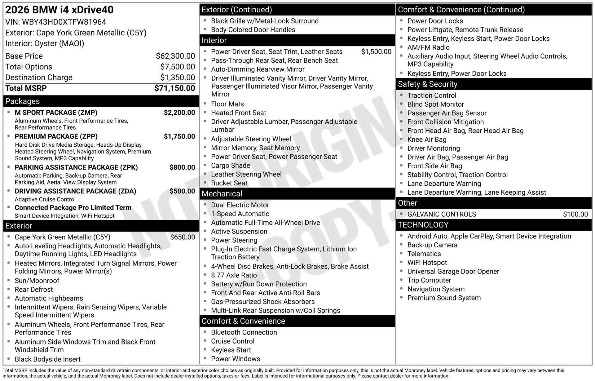 New 2026 BMW i4 xDrive40i w/ M Sport Package AWD/4WD image 11