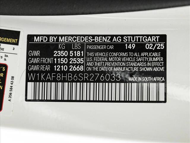 Certified 2025 Mercedes-Benz C 43 AMG 4MATIC Sedan image 26