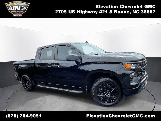 Used 2024 Chevrolet Silverado 1500 Custom w/ Turbomax Blackout Package
